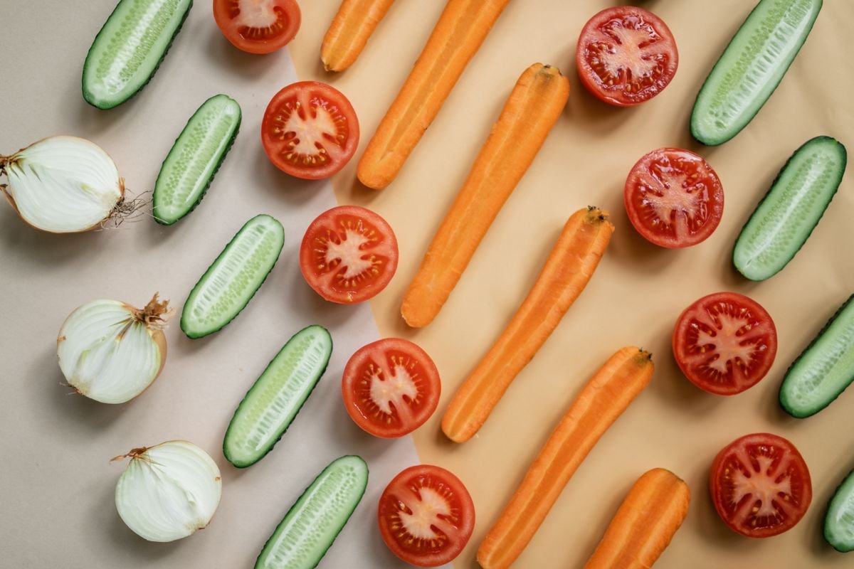 Alimentation saine et légumes conseillés en cas d'infection à H. pylori